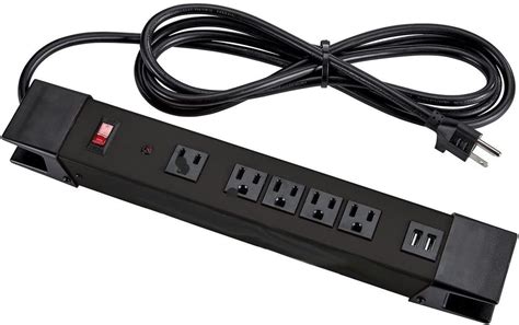 New!! US General 5 Outlet Heavy Duty Magnetic Power Strip 